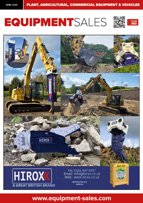 Equipment Sales Magazine April 2026 Front Cover